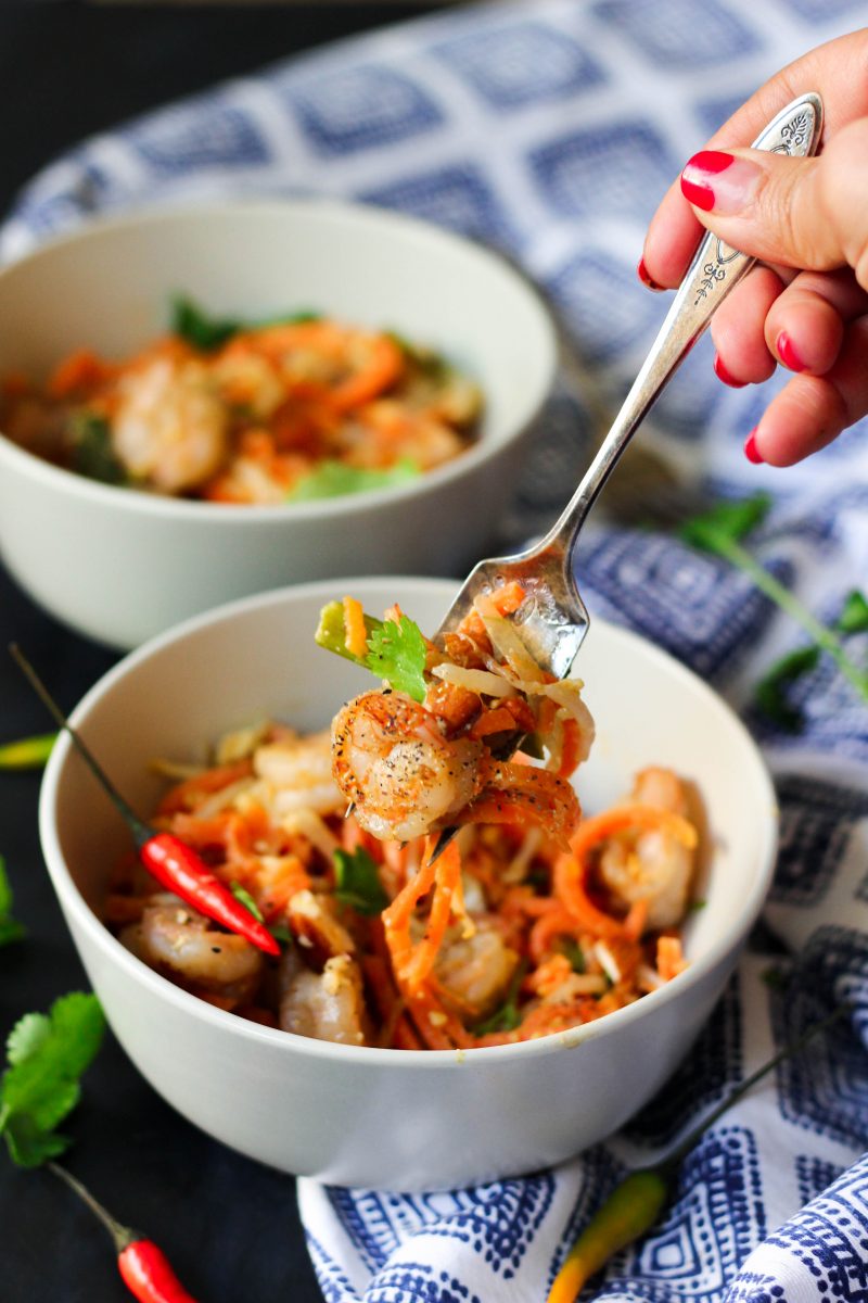 paleo shrimp pad thai recipe