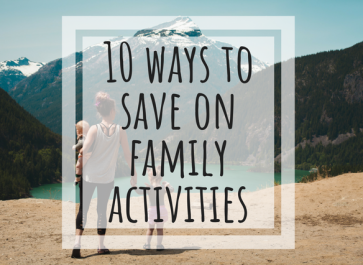 ways to save on family activities