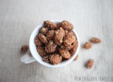 brown sugar candied almonds Christmas recipe